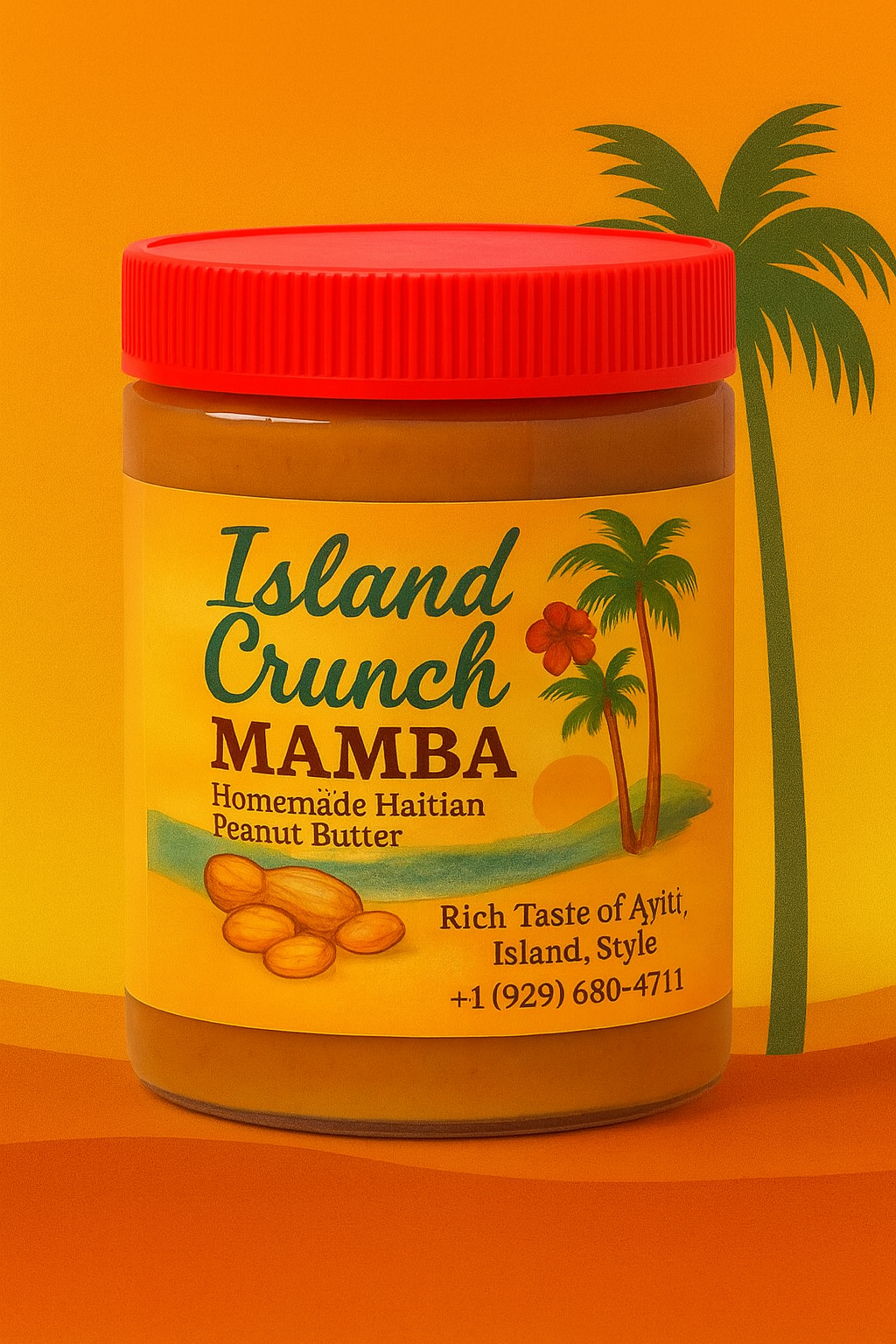 Island Crunch Mamba – Homemade Haitian Peanut Butter